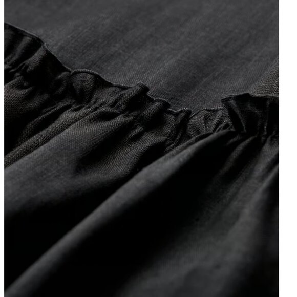 G. Label by Goop Nejame Open-Back Linen Maxi Dress Feminine Romantic Barbiecore - Picture 4 of 12